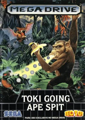 JuJu Densetsu ~ Toki - Going Ape Spit (World) (Rev A) box cover front